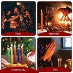 Assorted Spell Candles for Rituals and Altar