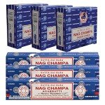 Nag Champa Incense Sticks and Nagchampa Incense Cone Variety Pack Bundle Insence-Sticks Insence Insense Insiensos