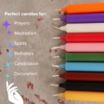 Assorted Mini Taper Candles for Rituals & Spells