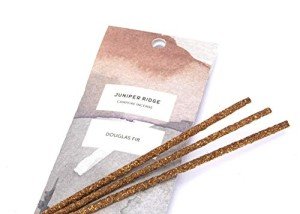 Juniper Ridge All-Natural Aromatic Campfire Incense - Long-Lasting Bamboo Sticks - Aromatherapy & Meditation Therapy - No Synthetic Fragrance - Douglas Fir - 20 Count