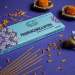 Raajsee Frankincense & Myrrh Incense Sticks, 100%-Natural Charcoal Free Organic Non Toxic Clean Burning Handmade Insence Sticks 100 gm Pack, Meditation Gifts – Spritual Cleansing