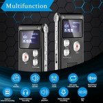 5 Pcs Ghost Hunting Kit Includes Digital Voice Recorders with 4 LED Cat Balls Motion Activated Cat Ball Toy Voice Activated Recorder with Playback for Pet Cat Dog Animals (8 GB,Classic Style)