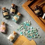 12-Piece Chakra Healing Crystal Bottle Set