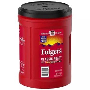Folgers Classic Roast Ground Coffee, 43.5 oz