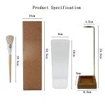 Wooden Incense Holder with Glass Ash Catcher