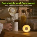 KELIDEN Motion Sensor Rechargeable Night Light - 2 Pack