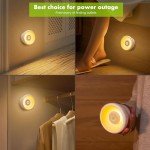 KELIDEN Motion Sensor Rechargeable Night Light - 2 Pack