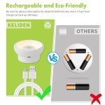 KELIDEN Motion Sensor Rechargeable Night Light - 2 Pack