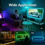 KEXU 9.84ft RGB LED TV Backlights with App Control