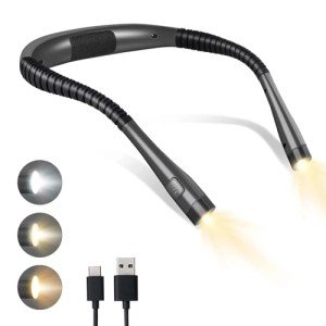 Xicyole Adjustable Neck Reading Light for Beds