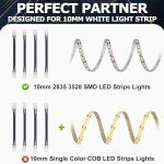 10 PCS Solderless RGB LED Strip Connectors 4Pin