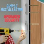 Door Security Screw Kit with 3-inch Screws