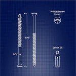 Door Security Screw Kit with 3-inch Screws