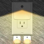 Dusk-to-Dawn Mini LED Night Lights - 2 Pack