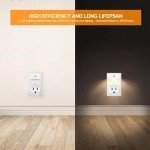 Dusk-to-Dawn Mini LED Night Lights - 2 Pack