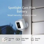 Ring Spotlight Cam Plus Battery – Color Night Vision