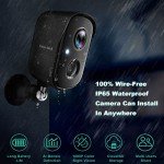 Wireless Outdoor Security Camera with AI Motion Detection