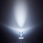 100 pcs 5mm White LED Diode Lights