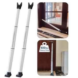 Rerishom Heavy-Duty Door Security Bar, 2 Pack