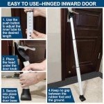 Rerishom Heavy-Duty Door Security Bar, 2 Pack