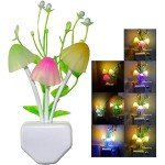 Color Changing Mushroom Night Light for Kids & Adults