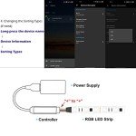 Bluetooth RGB LED Light Strip Controller