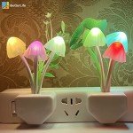 Mushroom LED Smart Night Light for Kids