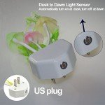 Smart Sensor Mushroom LED Night Light for Home