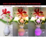 RGB LED Mushroom Night Light with Auto Sensor