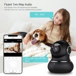 Litokam 2K Indoor 360° Security Camera with App