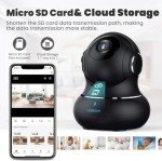 Litokam 2K Indoor 360° Security Camera with App
