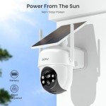 AOSU 4-Cam Solar Security Camera System