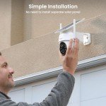 AOSU 4-Cam Solar Security Camera System