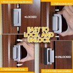 Childproof Door Lock 2 Pack for Home Security