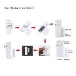 Magnetic Door Window Security Alarm System (12 pcs)