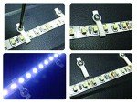 Strip Light Mounting Brackets with Screws – 100 Pack