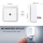 4-Pack LED Smart Night Lights with Dusk Sensor