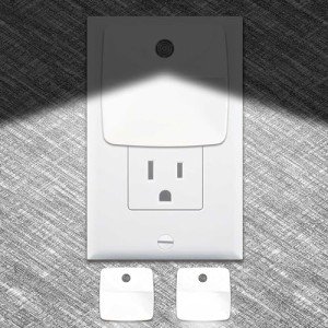 Mini LED Night Light with Dusk-to-Dawn Sensor - 2 Pack