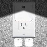 Mini LED Night Light with Dusk-to-Dawn Sensor - 2 Pack