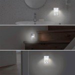 Mini LED Night Light with Dusk-to-Dawn Sensor - 2 Pack