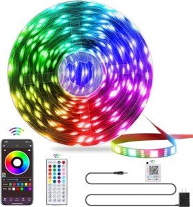 25ft RGB LED Strip Light with 44-Key Remote