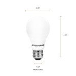 Sylvania A19 LED Light Bulbs, 5000K, 4-Pack