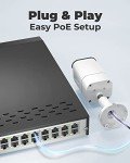 Reolink 4K PoE Security Camera System with NVR
