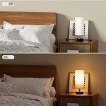 Minimalist Bedside Lamp for Home & Office