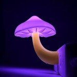 Mushroom Night Light with Auto Sensor and RGB
