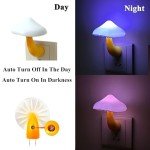 Mushroom Night Light with Auto Sensor and RGB