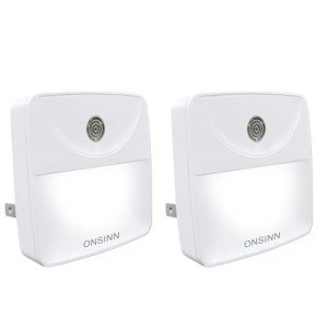 Twilight LED Night Lights, Dusk to Dawn, 2-Pack