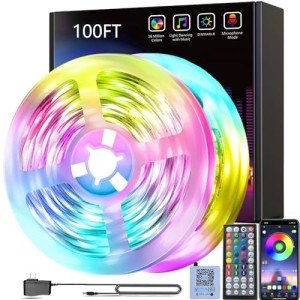 Smart LED Strip Lights for Bedroom - 100ft