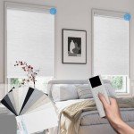 Remote-Controlled Motorized Blackout Roller Shades