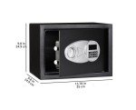 Amazon Basics Electronic Keypad Security Safe - Black
